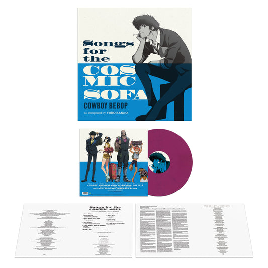 COWBOY BEBOP  - Songs for the Cosmic Sofa: Pink & Dark Blue Marbled Vinyl LP { vinyl }
