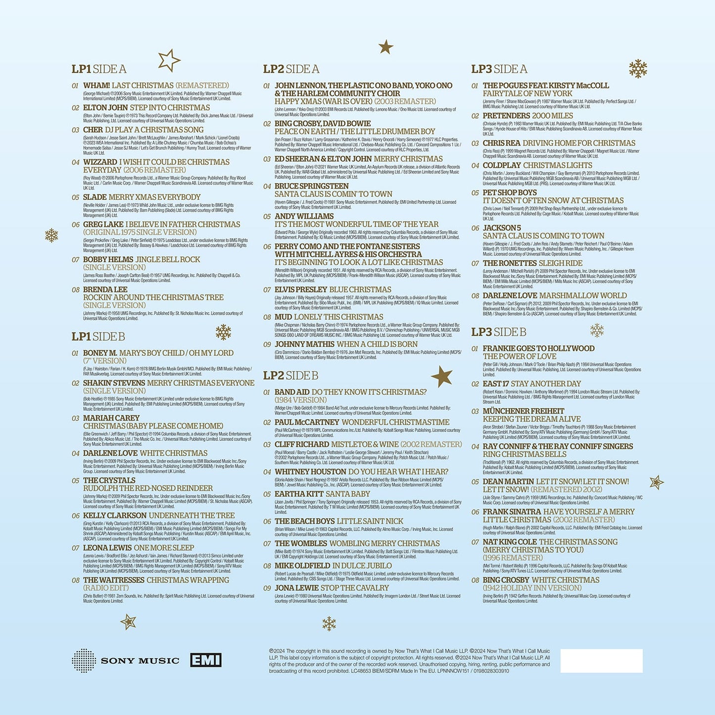 NOW That's What I Call Christmas (3LP) { vinyl }