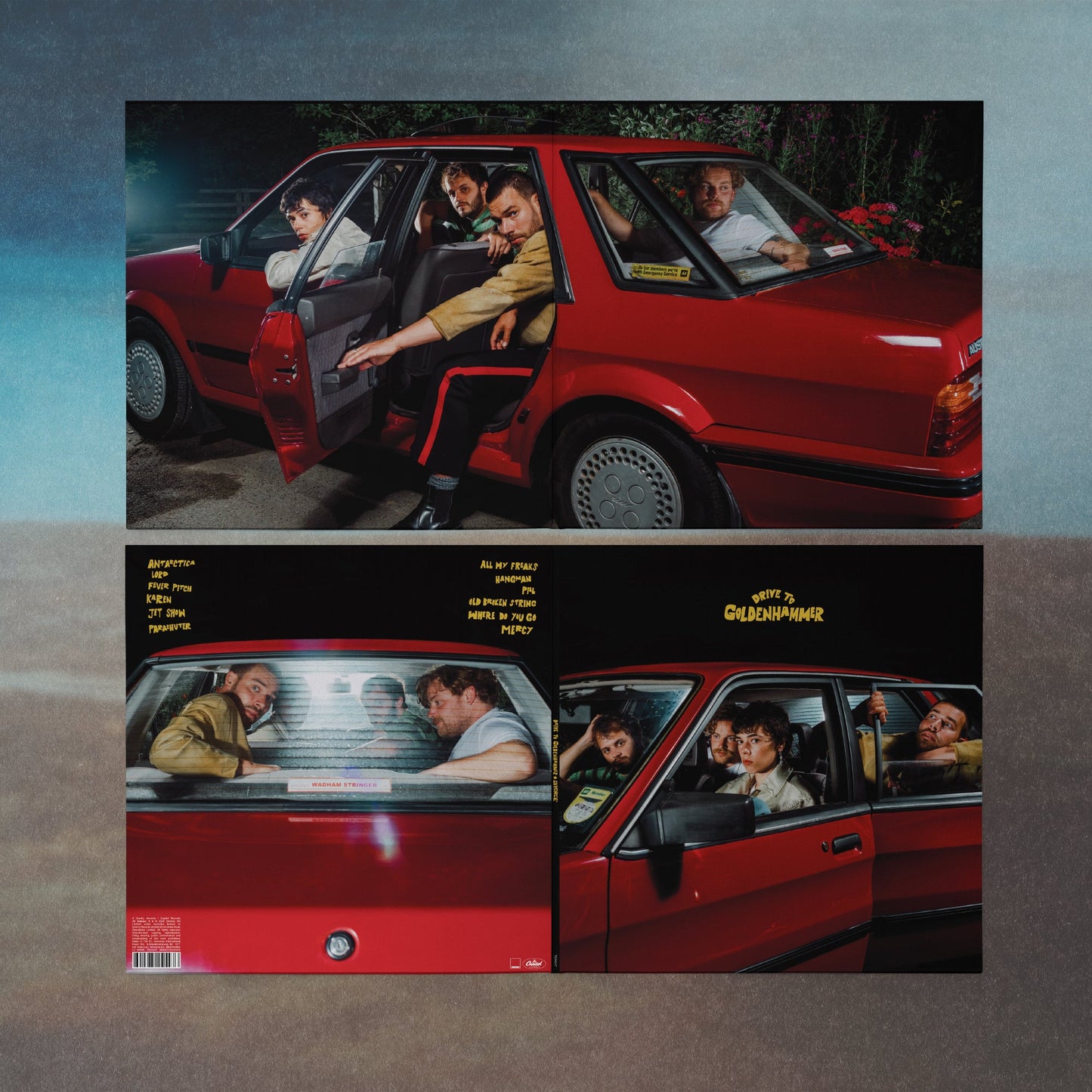 Drive To Goldenhammer "Red Car” Store Exclusive Edition Gatefold Vinyl { vinyl }