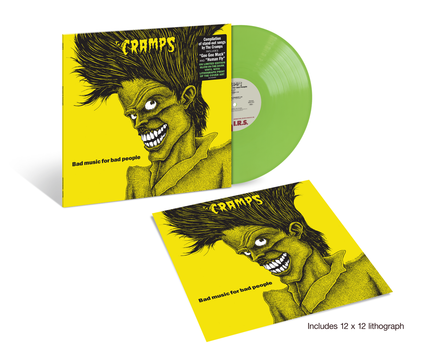 Bad Music For Bad People: Exclusive Glow In The Dark Vinyl LP { vinyl }