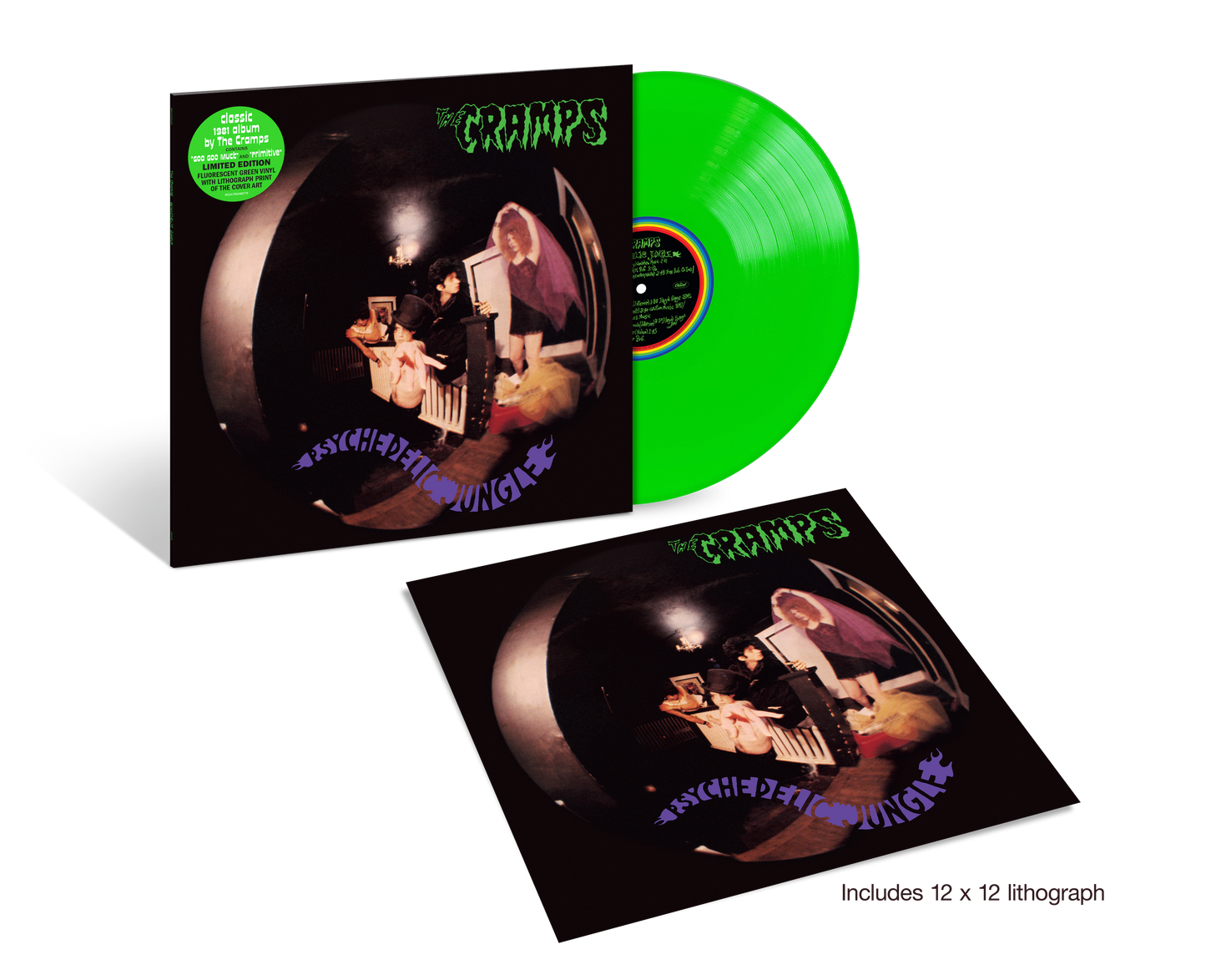 Psychedelic Jungle: Exclusive Fluorescent Green Vinyl LP { vinyl }