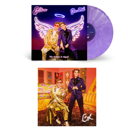 Who Believes In Angels? Store Exclusive Purple Marble Vinyl + Signed Art Card Bundle { vinyl }