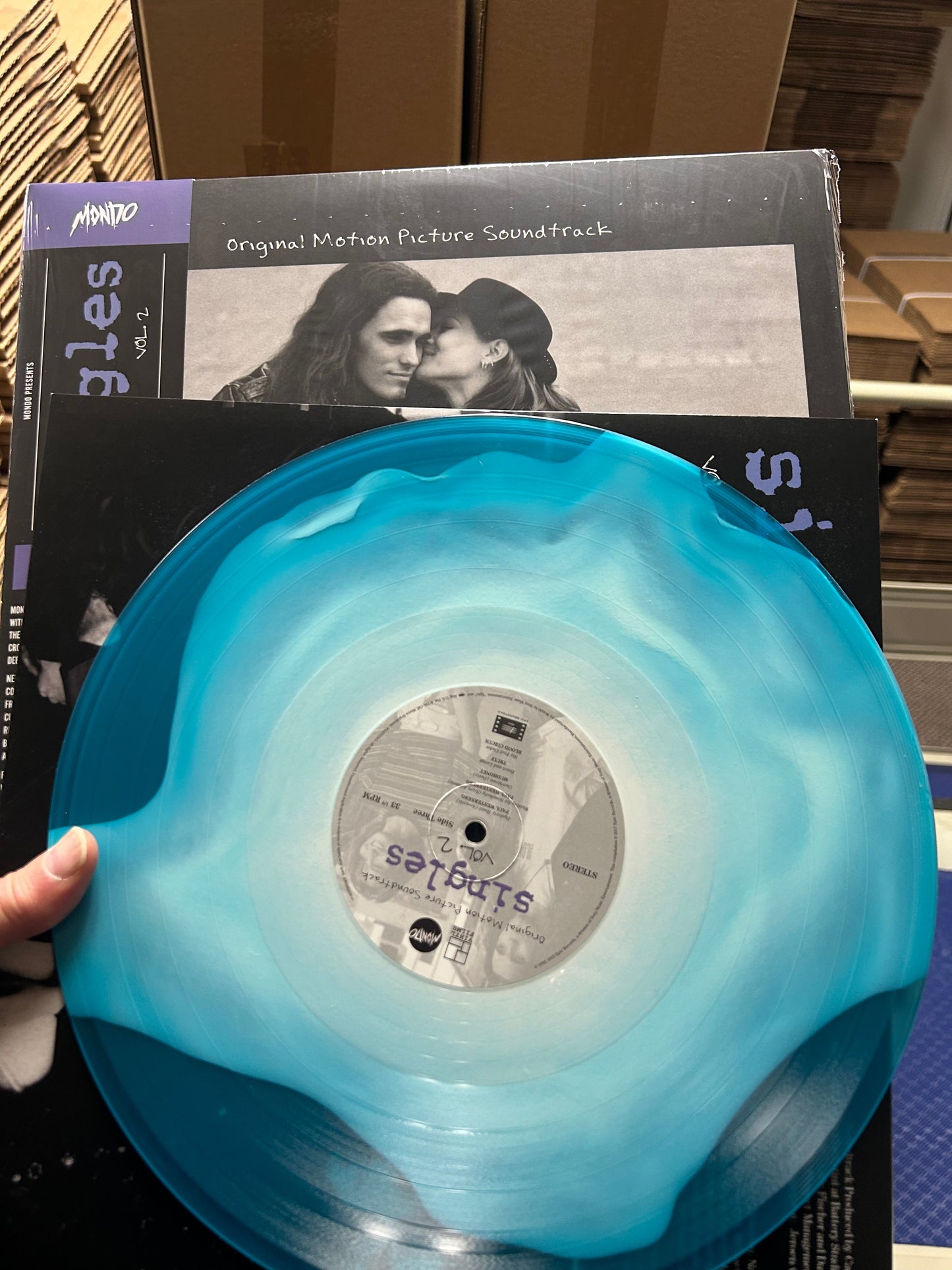 Singles Vol. 2 Original Motion Picture Soundtrack Pacific Rain Blue Colored Vinyl LP { vinyl }