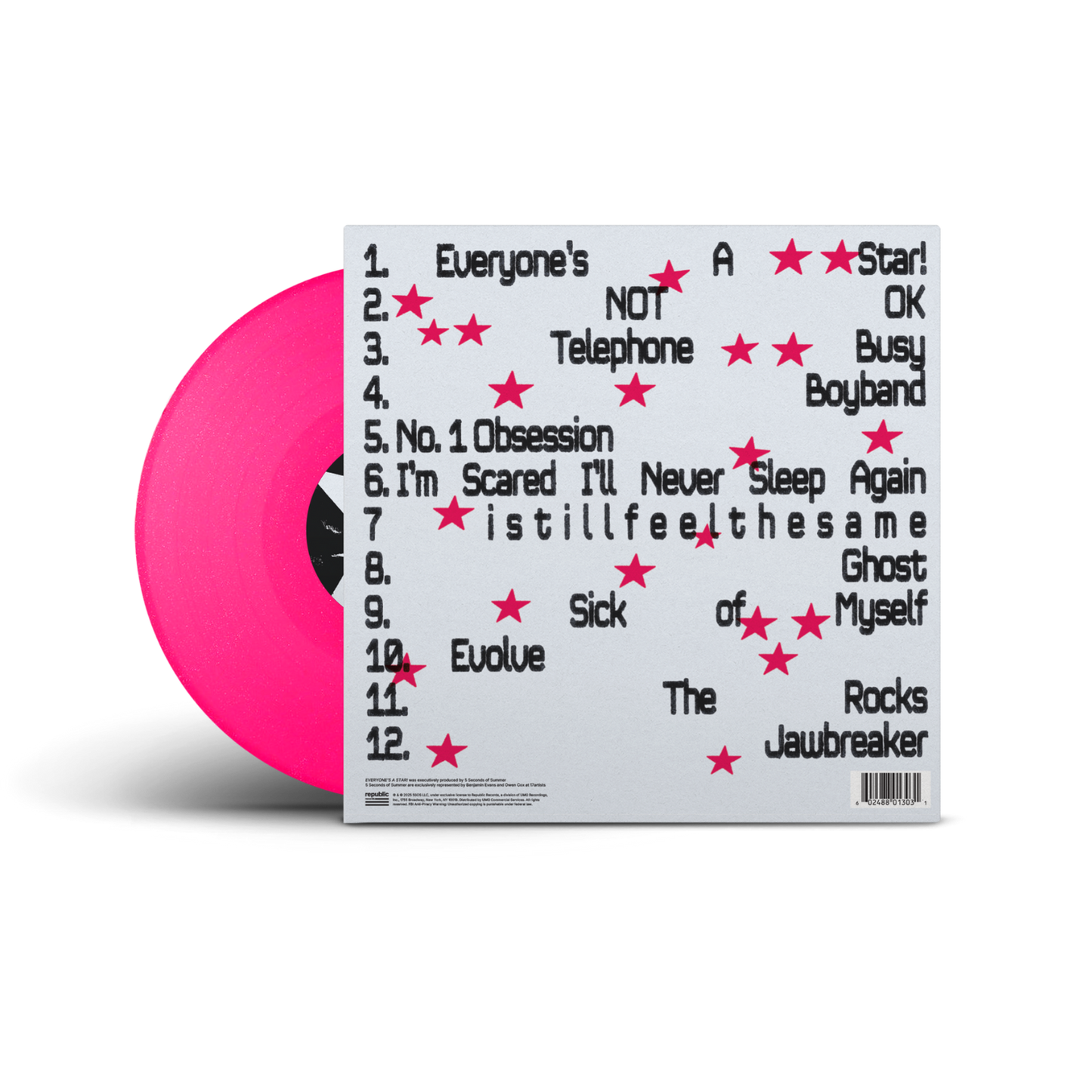 Everyone’s A Star! Exclusive Hot Pink Glitter Vinyl { vinyl }