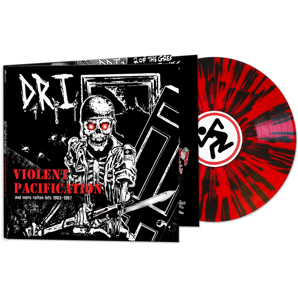 D.R.I. - Violent Pacification & More Rotten Hits 1983-1987 [Red & Black Splatter] { vinyl }