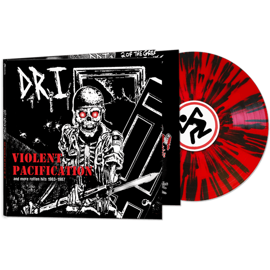 D.R.I. - Violent Pacification & More Rotten Hits 1983-1987 [Red & Black Splatter] { vinyl }