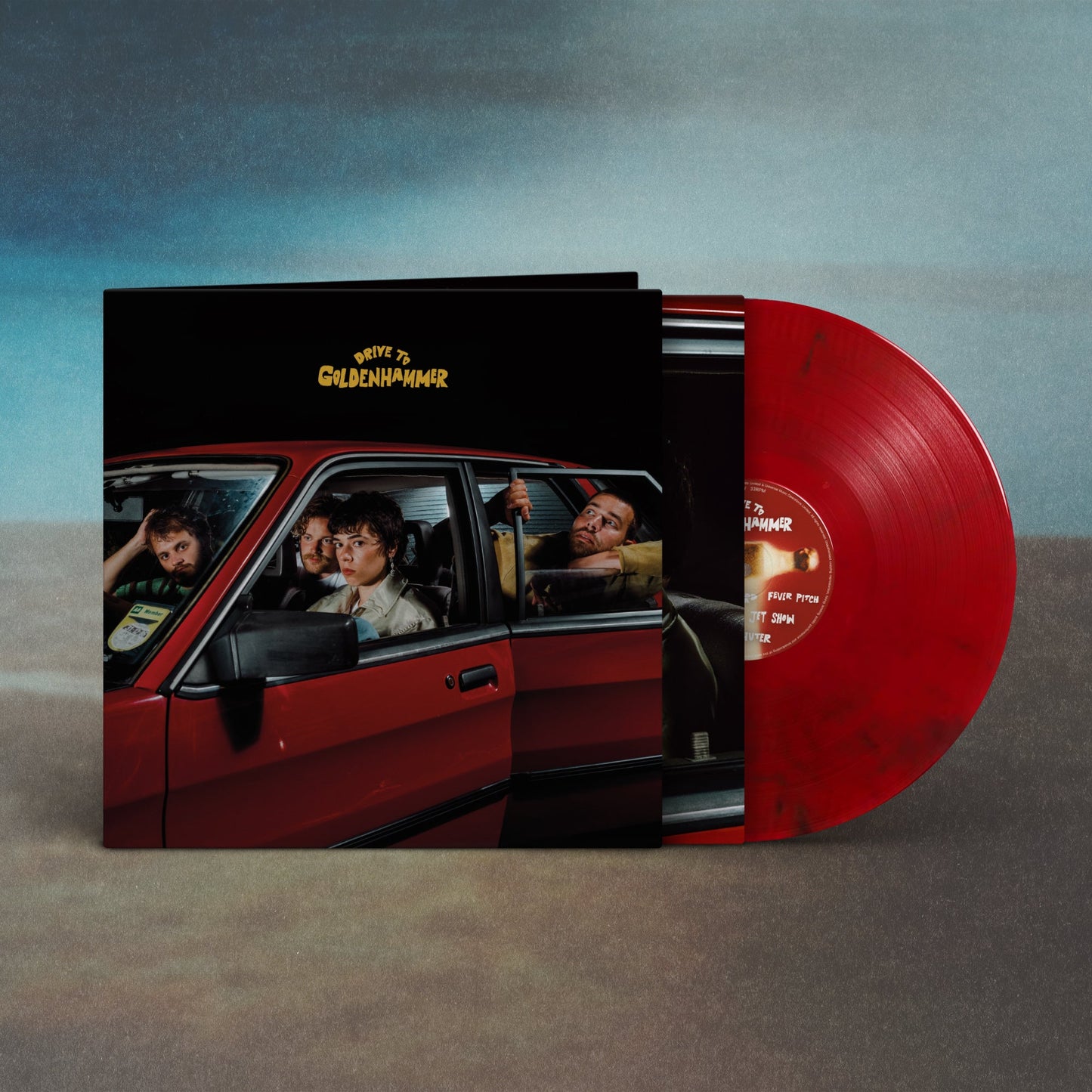 Drive To Goldenhammer "Red Car” Store Exclusive Edition Gatefold Vinyl { vinyl }