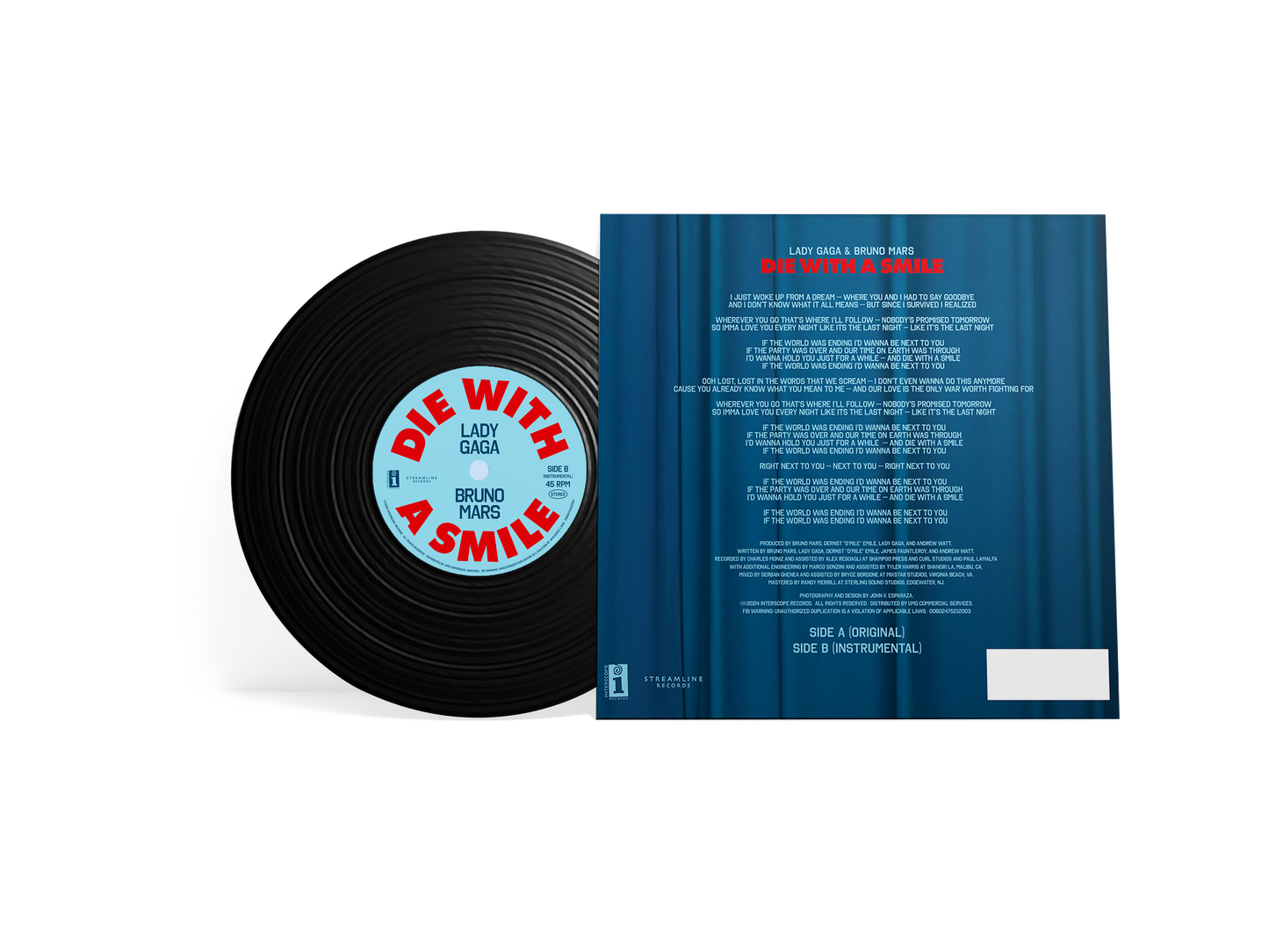 Die With A Smile 7” { vinyl }
