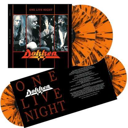 Dokken - One Live Night Orange Vinyl LP { vinyl }