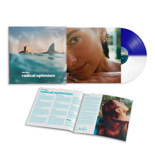 Radical Optimism: Deluxe Dark Blue / White Split Vinyl LP { vinyl }
