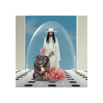 Ask That God Clear LP & Signed 12" Art Card { vinyl }