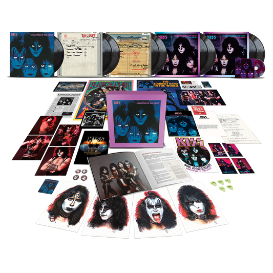 Creatures Of The Night: 40th Anniversary Exclusive 9LP Black Vinyl Super Deluxe Box Set { vinyl }
