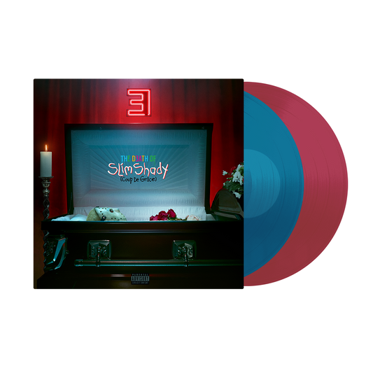 The Death of Slim Shady (Coup De Grâce): Limited Sea Blue & Ruby Red Transparent Vinyl 2LP { vinyl }