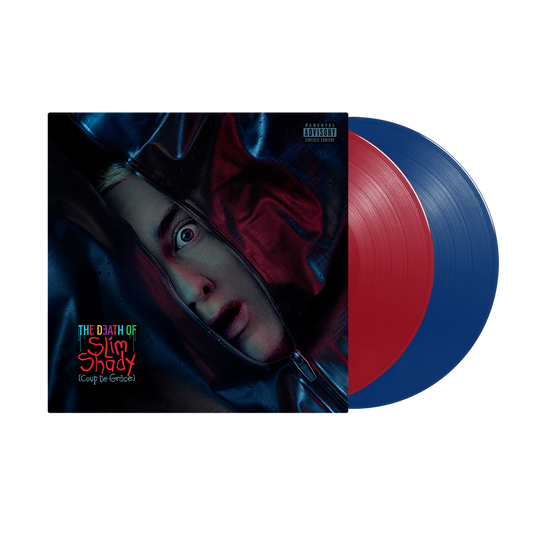 The Death of Slim Shady (Coup De Grâce): Red & Blue Opaque Vinyl 2LP { vinyl }