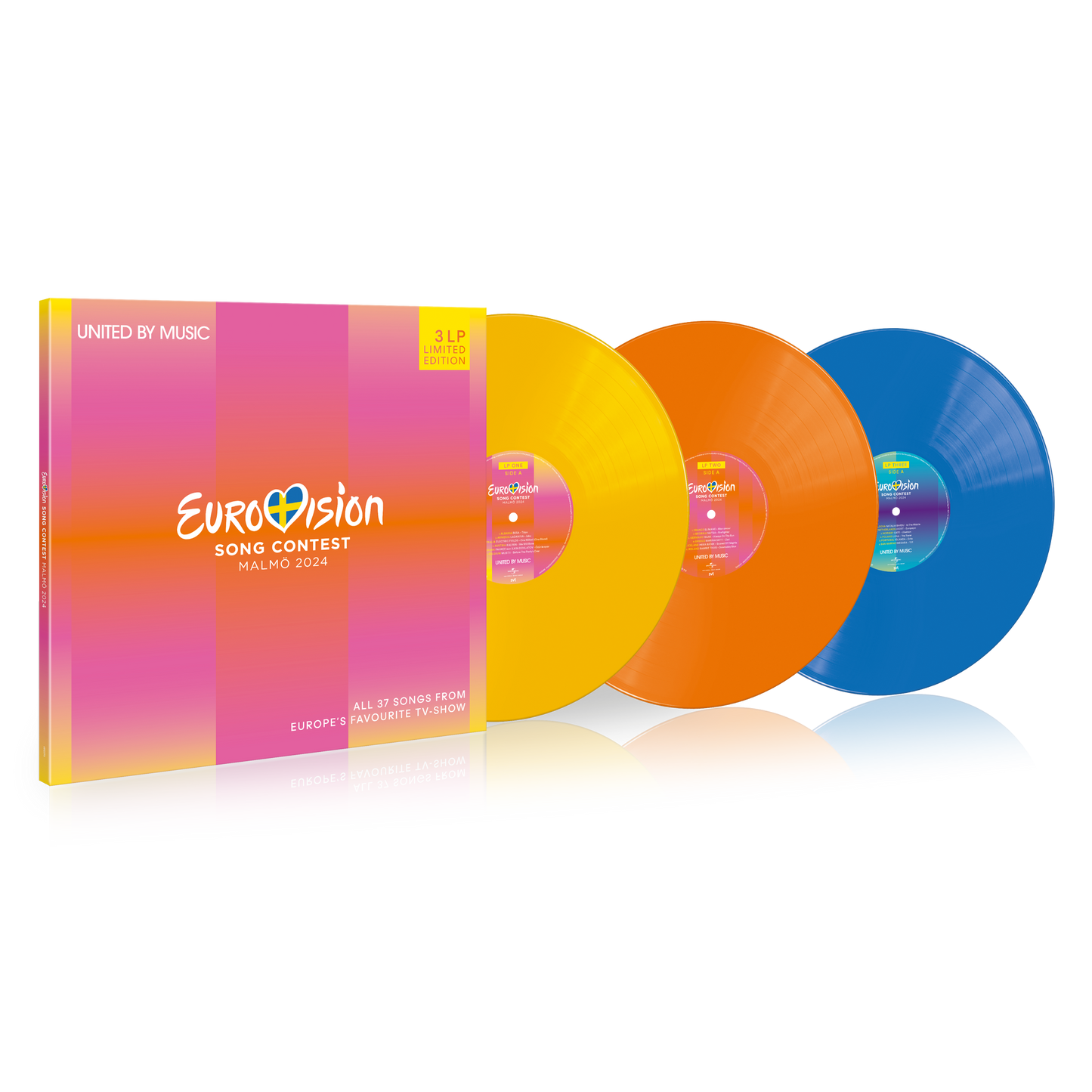 Eurovision Song Contest - Malmö 2024: Limited Colour Vinyl 3LP { vinyl }