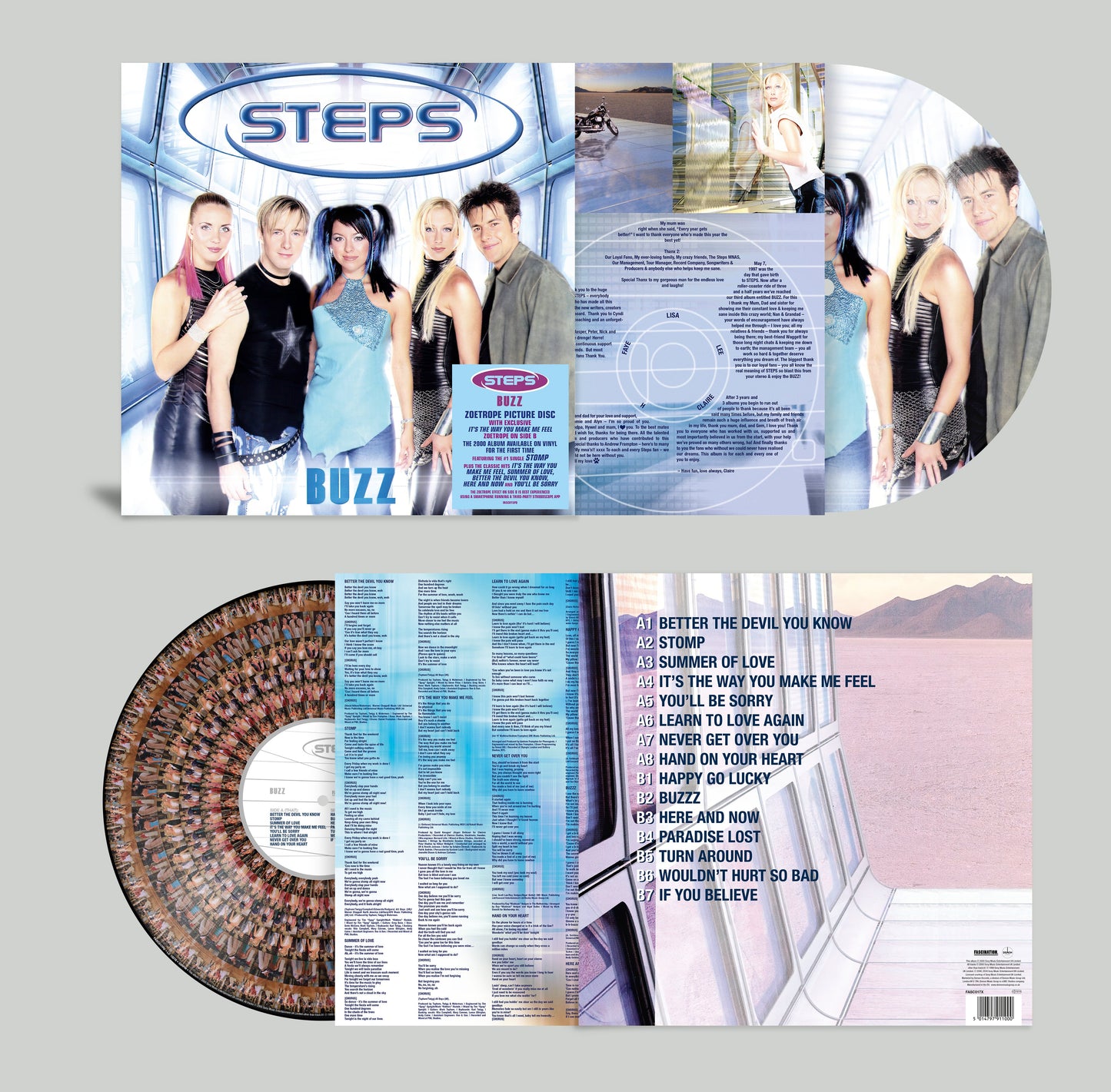 Buzz: Limited Zoetrope Picture Disc Vinyl LP { vinyl }