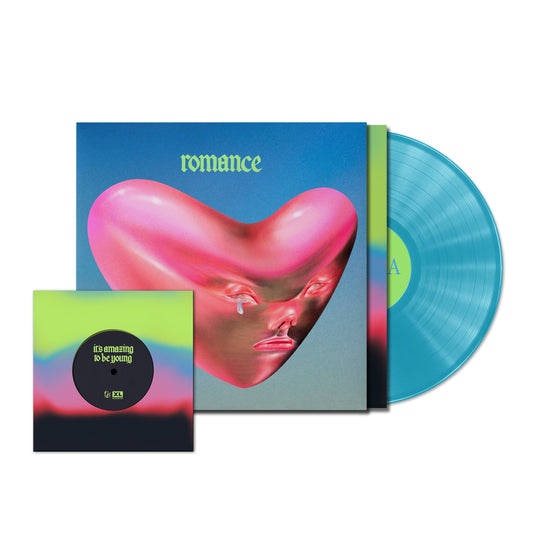 Romance (Bonus Edition): Turquoise Blue LP + Black 7” { vinyl }