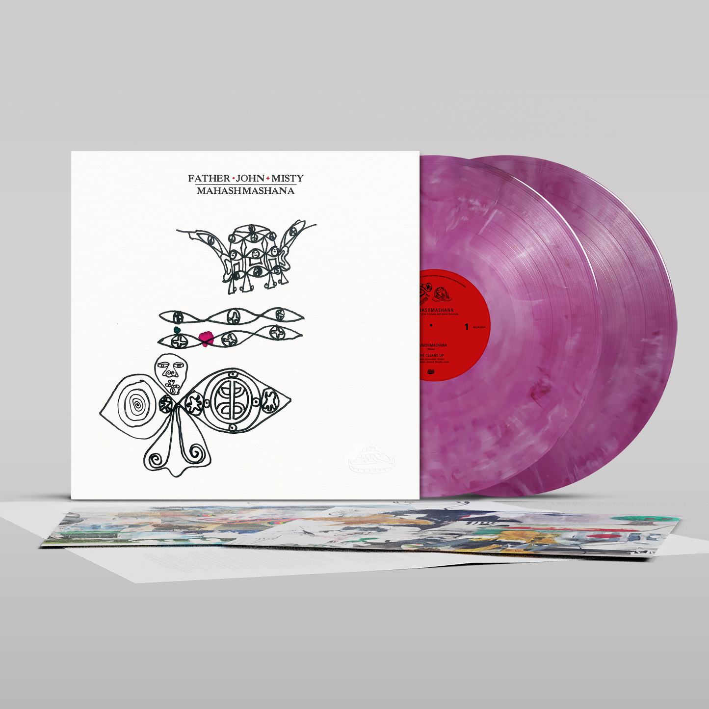 Mahashmashana: Limited Dark Red & Silver Marble 2LP { vinyl }