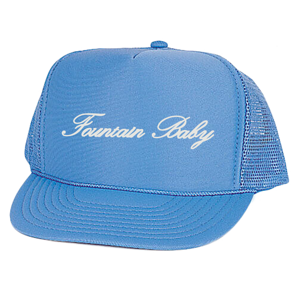 Fountain Baby Trucker Hat { vinyl }