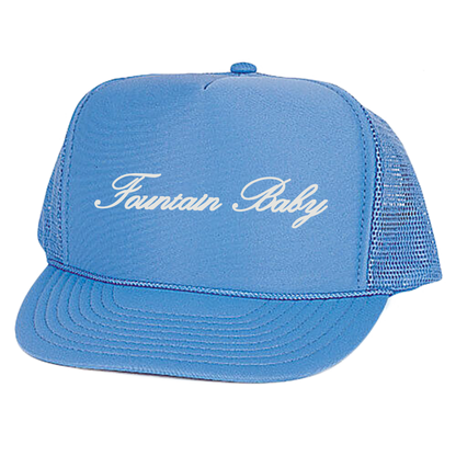 Fountain Baby Trucker Hat { vinyl }