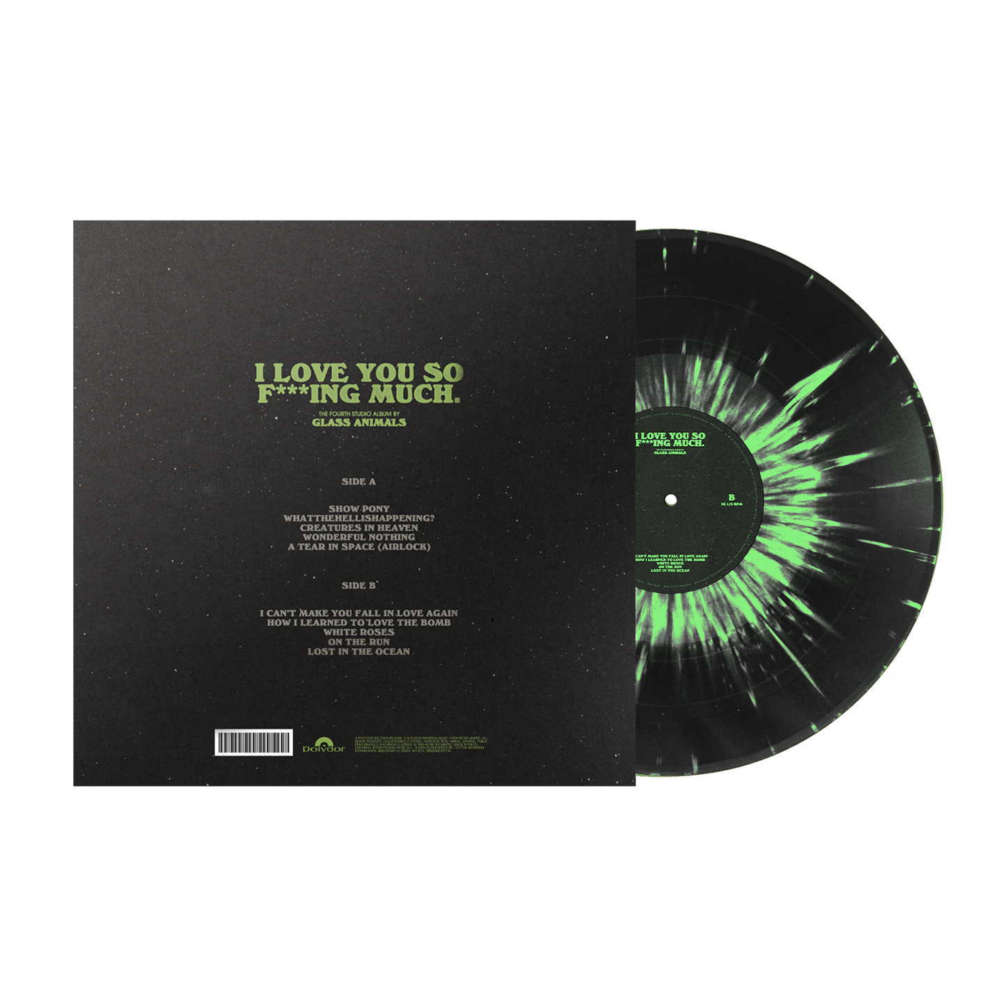I Love You So F***ing Much: Spotify Fans First Black and Green Splatter Vinyl { vinyl }