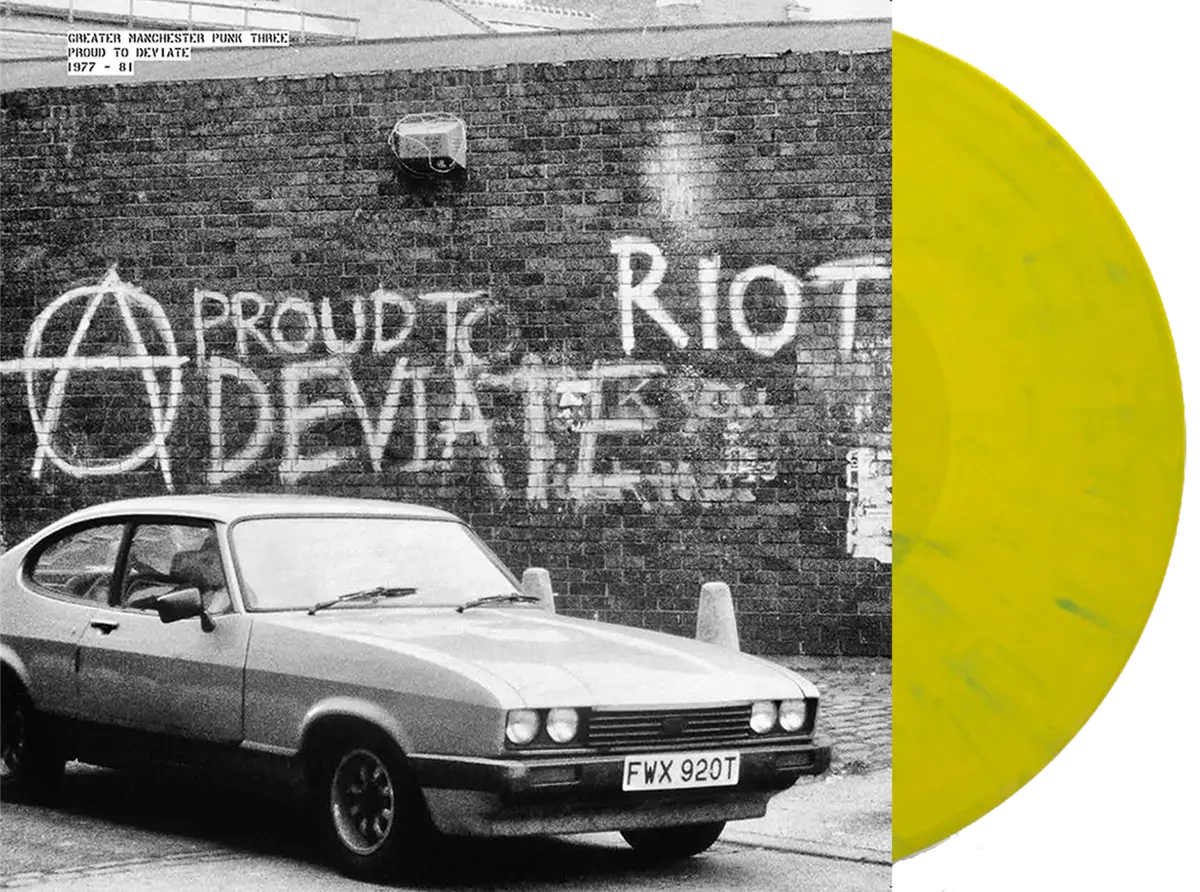 Greater Manchester Punk Vol 3 (Proud To Deviate): Puke Green Vinyl LP { vinyl }