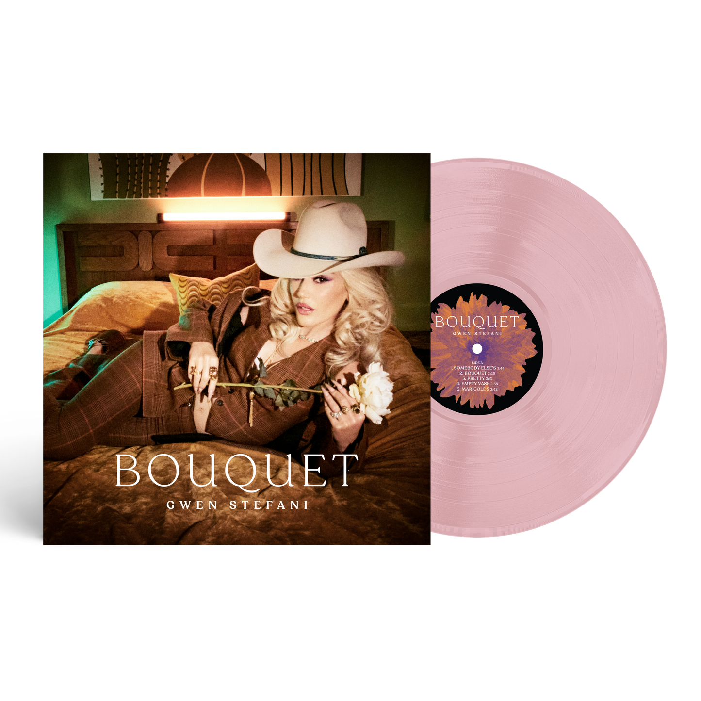 Bouquet Peony Pink Vinyl { vinyl }