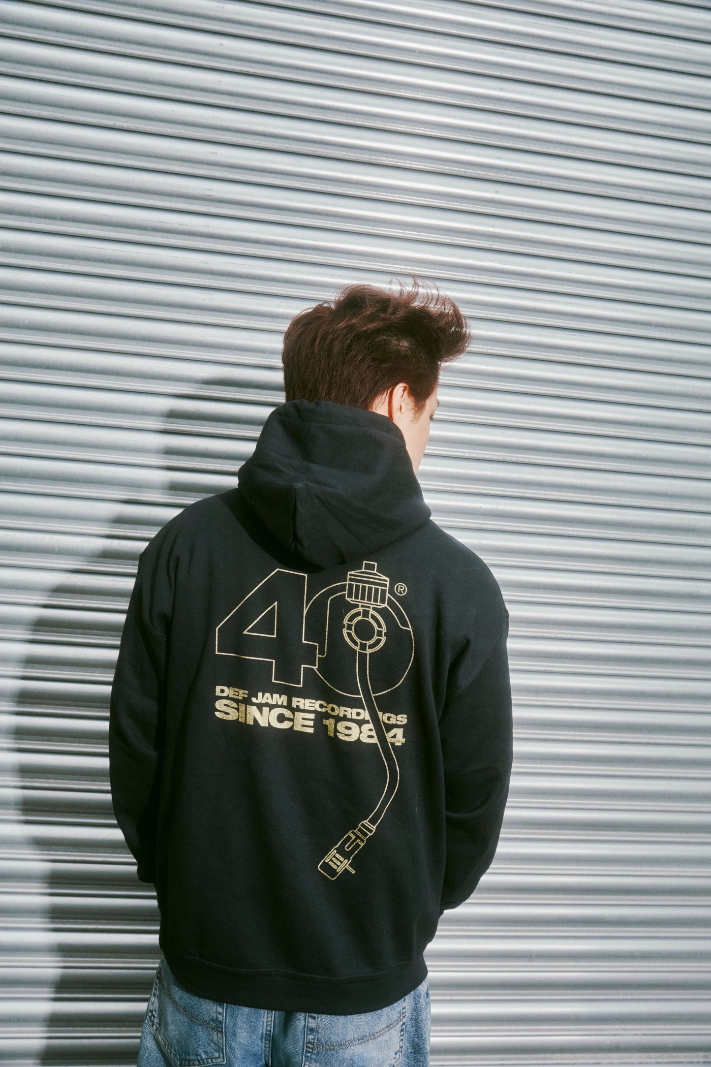 Limited Edition Def Jam 40th Anniversary Black Hoodie { vinyl }