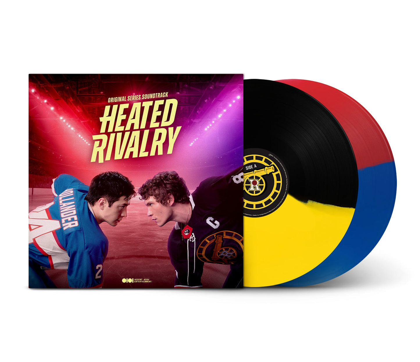 Peter Peter – Heated Rivalry: Montreal Metros Blue-Red & Boston Raiders Black-Yellow Vinyl 2LP { vinyl }