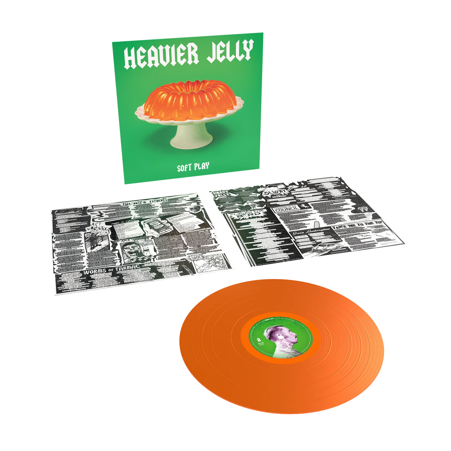 HEAVIER JELLY: Orange Vinyl LP { vinyl }
