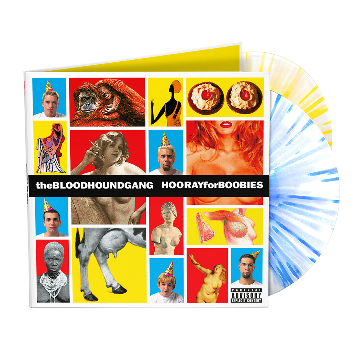 Hooray For Boobies (25th Anniversary): Limited Yellow & Blue Splatter Vinyl 2LP { vinyl }
