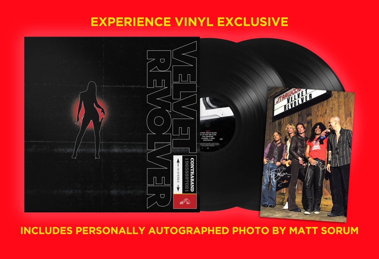 VELVET REVOLVER CONTRABAND 20TH ANNIVERSARY W/AUTOGRAPH (BONUS TRACKS)VINYL LP { vinyl }