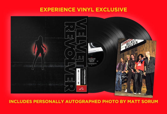 VELVET REVOLVER CONTRABAND 20TH ANNIVERSARY W/AUTOGRAPH (BONUS TRACKS)VINYL LP { vinyl }