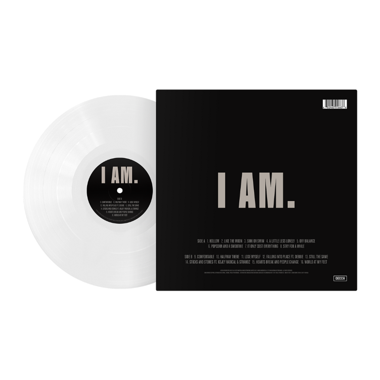 I AM. - White Vinyl (Signed) { vinyl }
