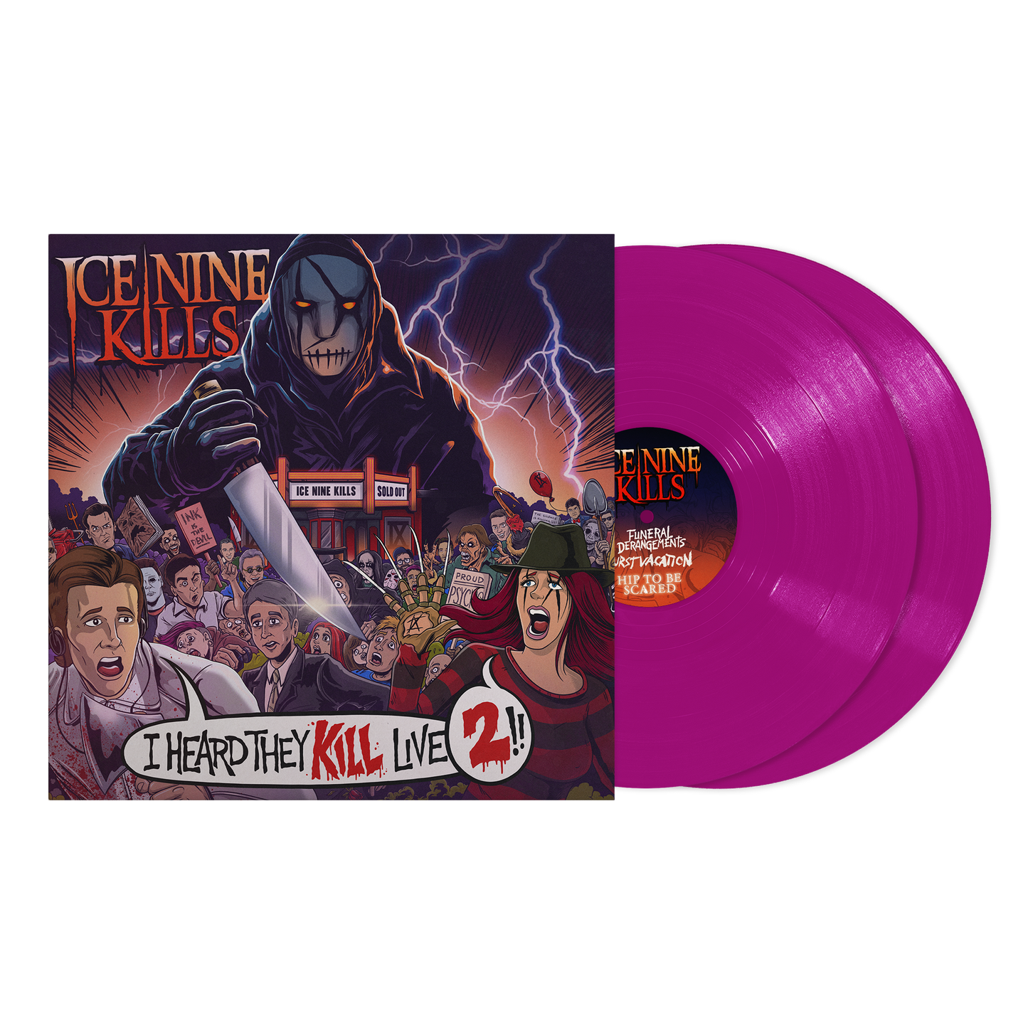 I HEARD THEY KILL LIVE 2: Violet Vinyl 2LP { vinyl }