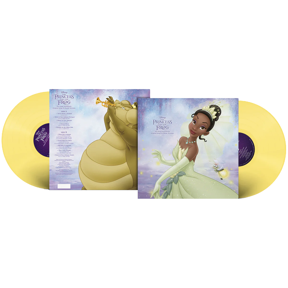 The Princess and The Frog - The Songs Soundtrack: Limited Zesty Yellow Colour Vinyl LP { vinyl }