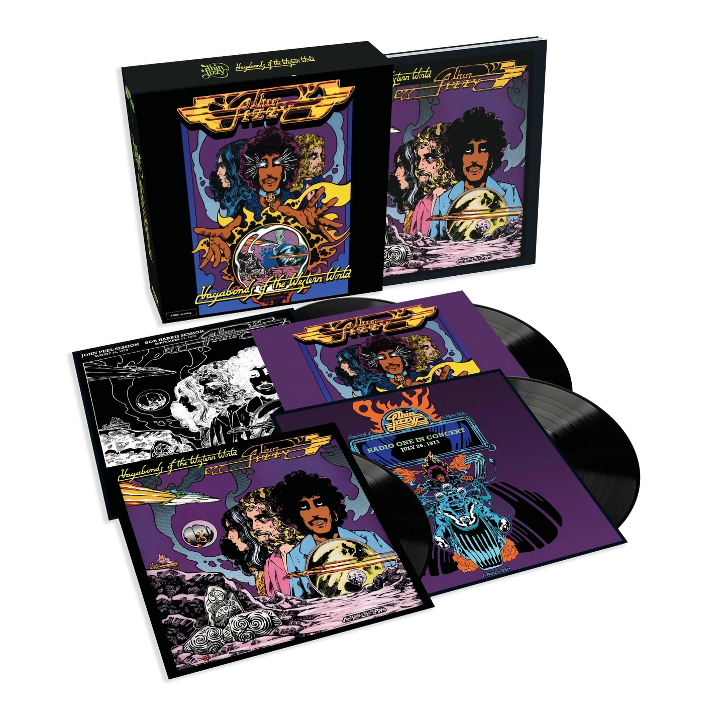 Vagabonds of the Western World: Super Deluxe Vinyl 4LP Box Set & Exclusive Eric Bell Signed Art Card { vinyl }