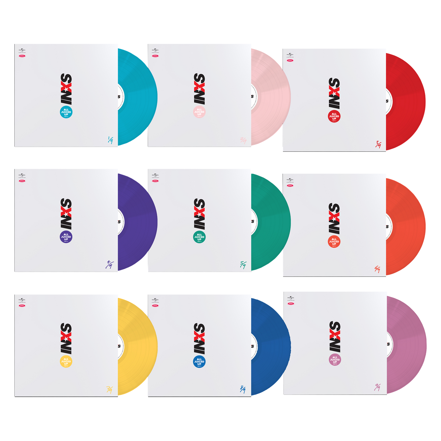 ALL JUICED UP PART 2 - Vol. 1-9 Bundle { vinyl }