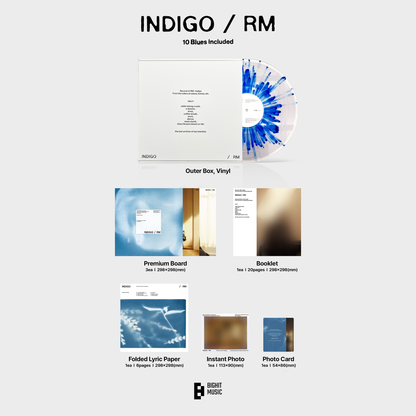 Indigo: White/Blue Splatter Vinyl LP { vinyl }