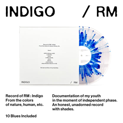 Indigo: White/Blue Splatter Vinyl LP { vinyl }