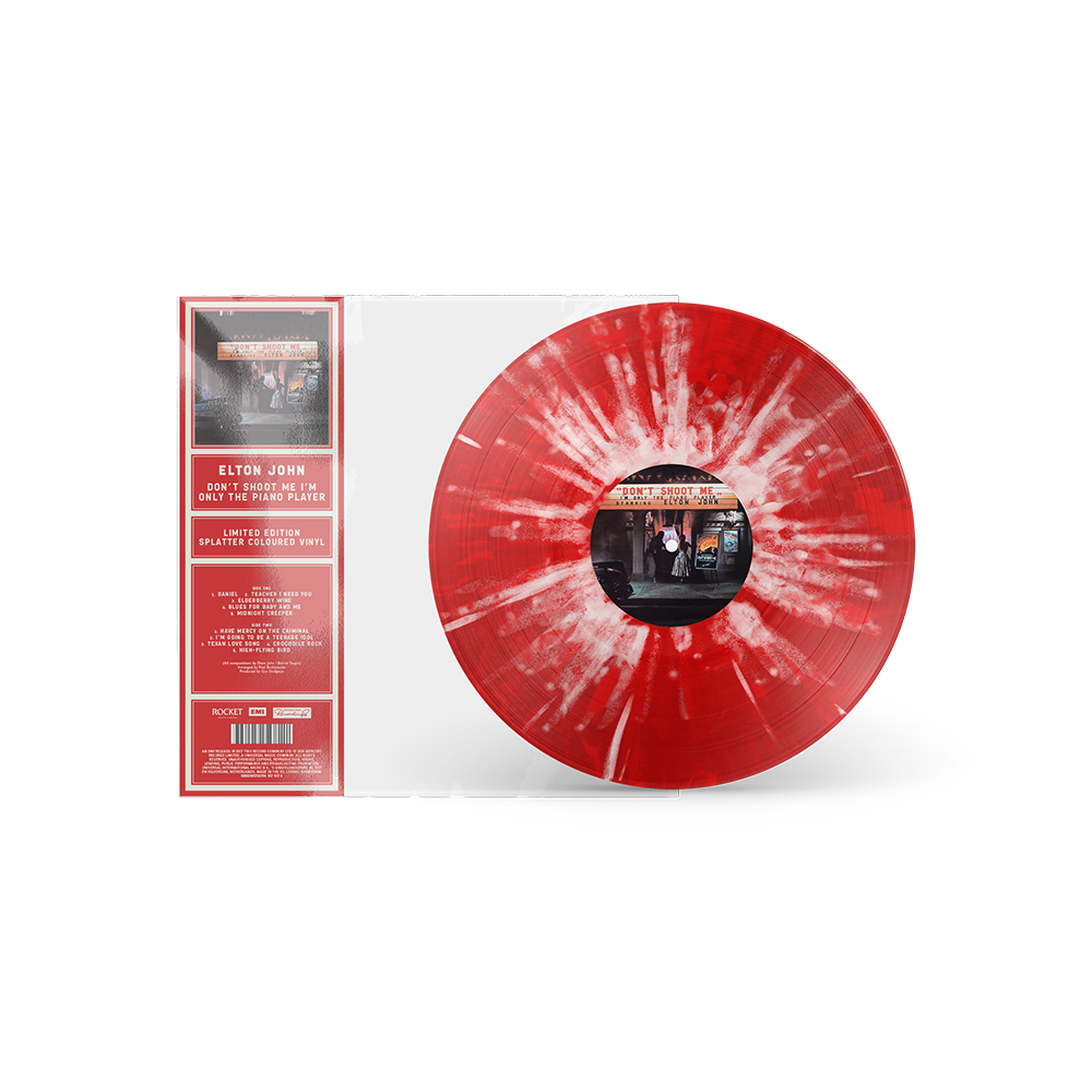 Don’t Shoot Me I’m Only The Piano Player: Limited Edition Splatter Vinyl LP { vinyl }