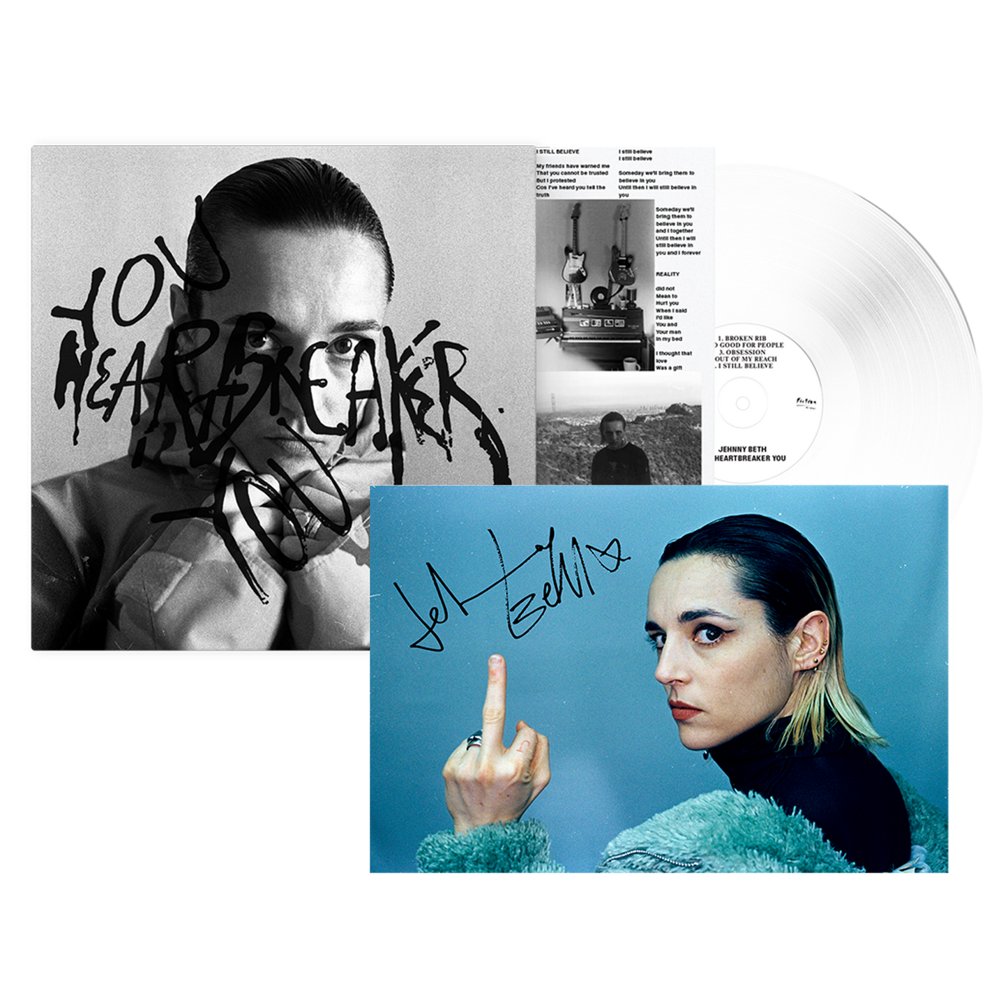 You Heartbreaker, You: Limited White Vinyl LP + Signed Art Card { vinyl }