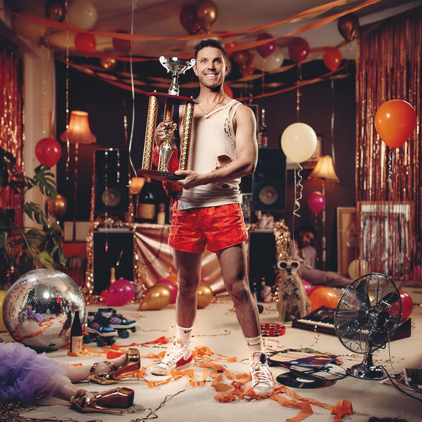 Last Man Dancing: Limited Deluxe Edition Orange Marble Vinyl LP & Signed Postcard { vinyl }