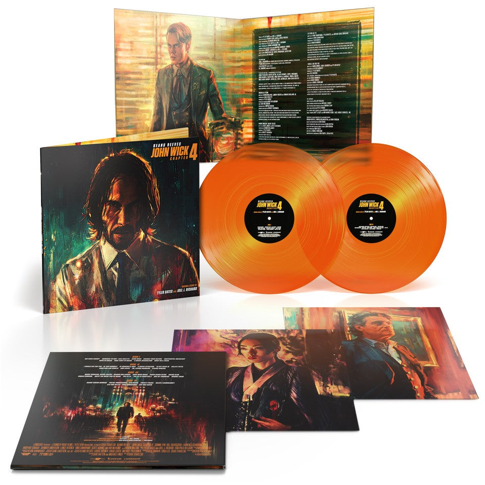 John Wick Chapter 4: Limited Transparent Orange Vinyl 2LP { vinyl }