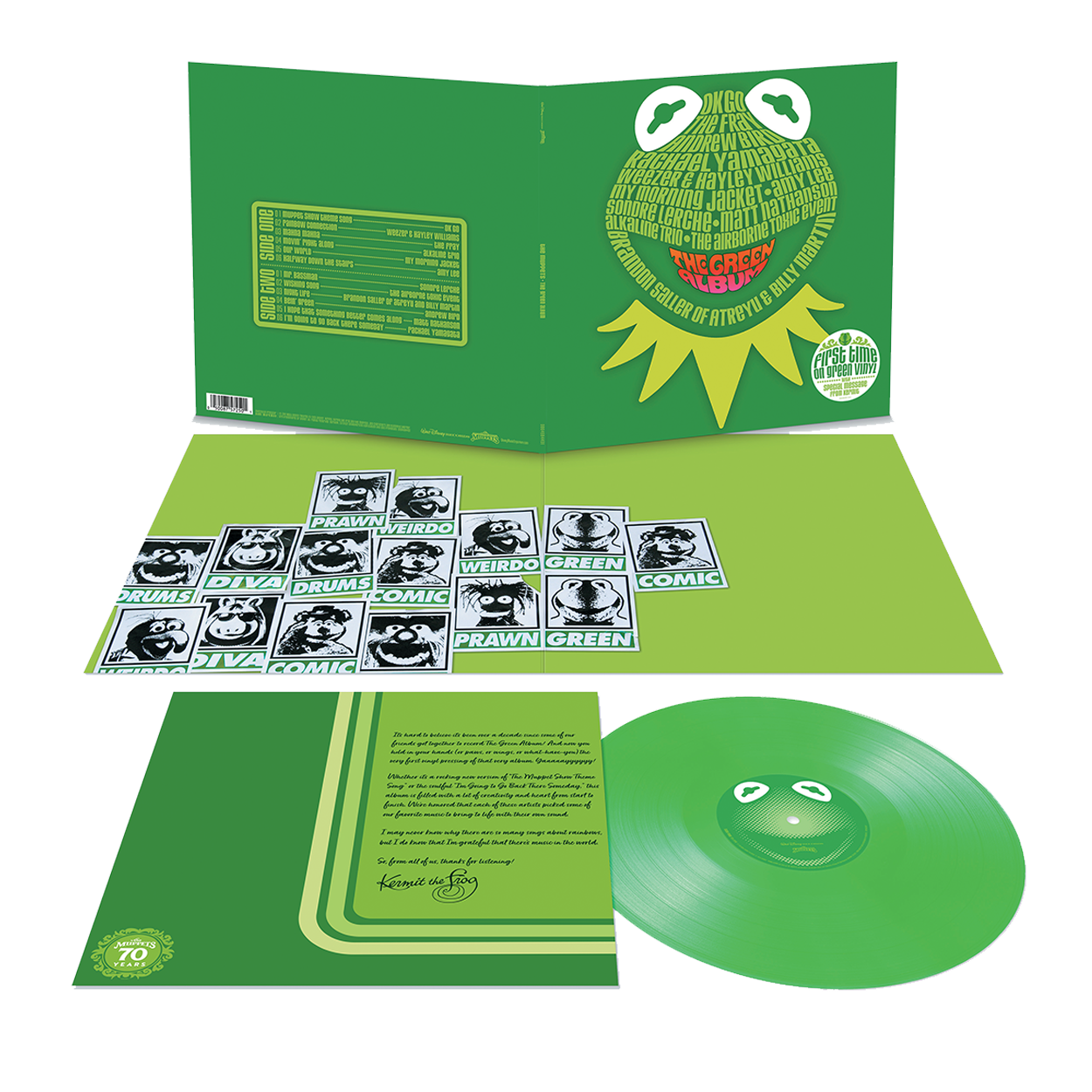 The Muppets: The Green Album Vinyl LP { vinyl }