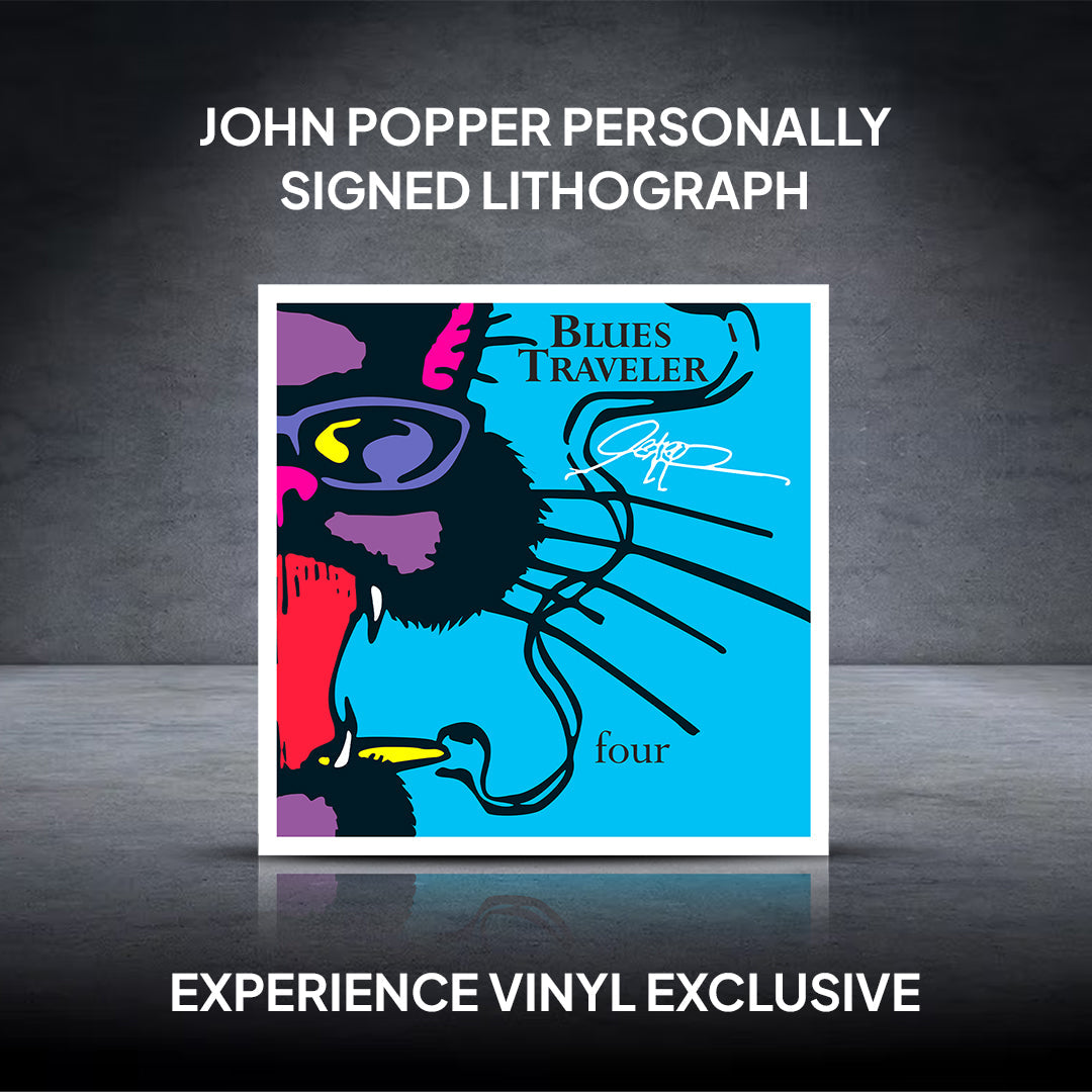 John Popper - Alternative Cover of Four Personally Signed Lithograph { vinyl }