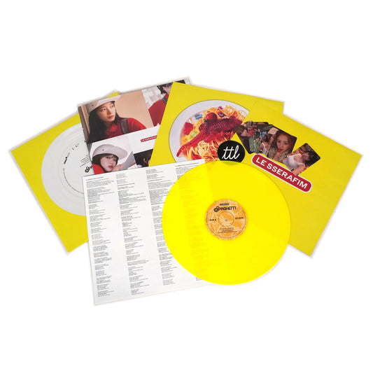 LE SSERAFIM: SPAGHETTI (Indie Exclusive Yellow Colored Vinyl) Vinyl 12" { vinyl }