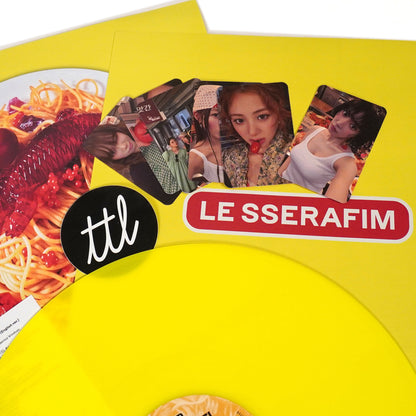 LE SSERAFIM: SPAGHETTI (Indie Exclusive Yellow Colored Vinyl) Vinyl 12" { vinyl }