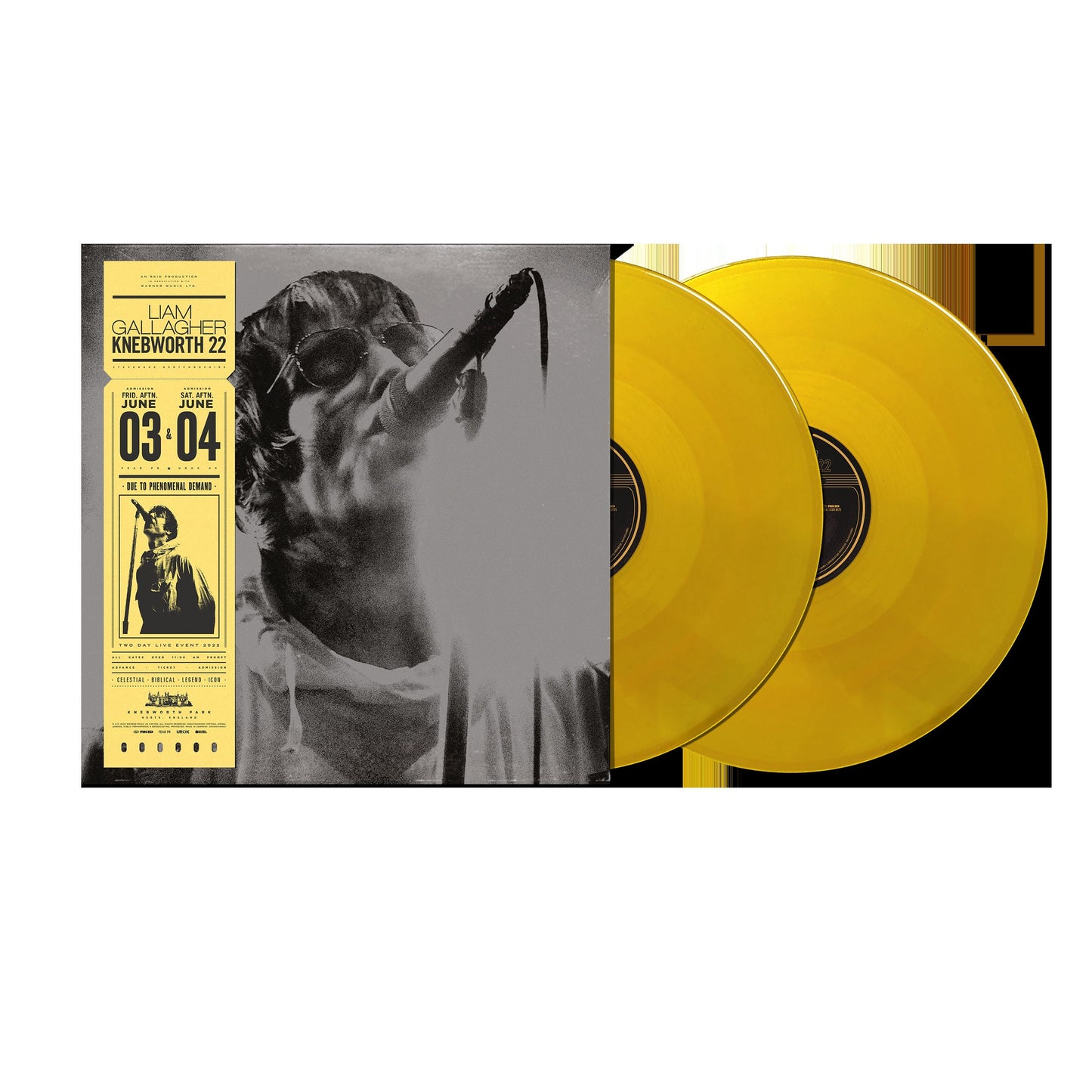 Knebworth 22: Limited Sun Yellow Vinyl 2LP { vinyl }