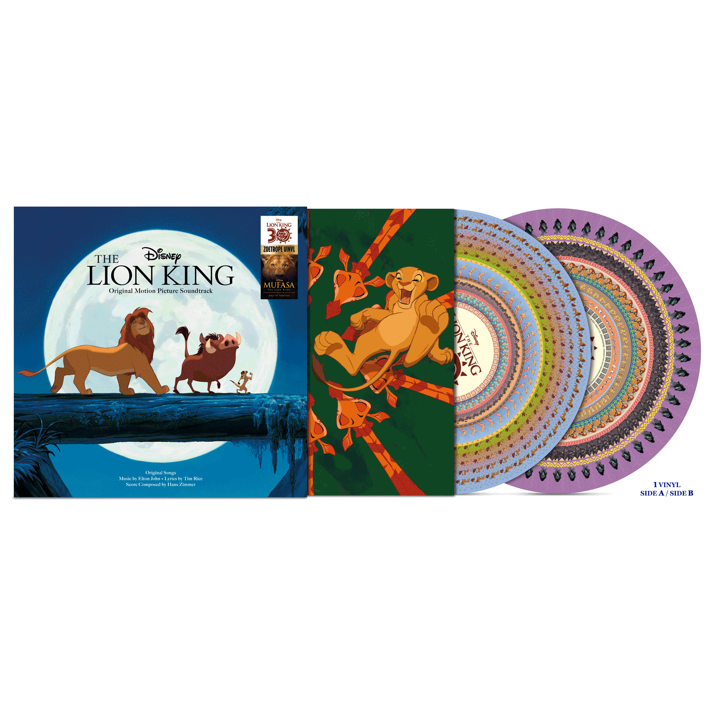 The Lion King (30th Anniversary): Zoetrope Picture Disc LP { vinyl }